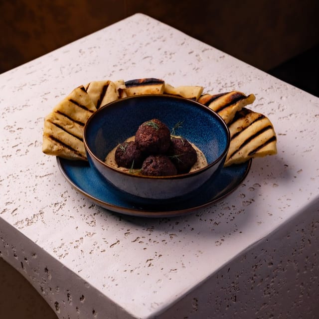 Lamb Kibbeh Meatballs.